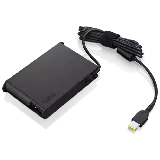 Lenovo Slim Tip 135W AC Adapter (IN) Black